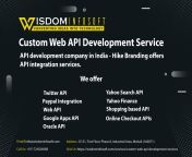 Custom Web API Development Services &#124; API Integration Service &#124; Wisdom InfoSoft from api nude