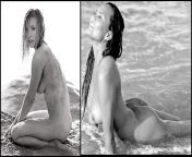 Fuck Kristen Bell or Chrissy Teigen naked on the beach from chrissy loum naked