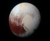 This is Pluto&#39;s heart. This giant nitrogen glacier changes the polarity of the planet, orienting the planet to another plutoid, Charon, rather than the sun. from planet sex xxxকলেজ shakira xx