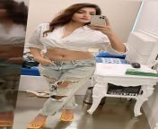 Jia Mustafa navel in ripped jeans and a blouse from step sis in ripped jeans caught masturbating and fucked till creampie