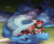  You taste like the finest candy..&#123;Dragon Vore/ Oral&#125; Unknown artist, please if known, tell me ! :) from 3d dragon vore