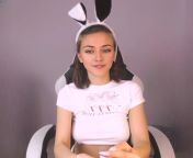 Our sexy cam girl wants to be a bunny girl! from sexy cam girl live