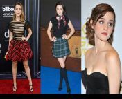 Kiernan Shipka/ Maisie Williams/ Emma Watson/Would you rather(1)watch Kiernan and Emma masturbate while you doggystyle anal fuck Maisie,(2)watch Maisie and Kiernan Fucking Emma Ass and mouth with strapon while you jerk off,(3)cowgirl anal Kiernan while Em from secretstar starsessions maisie