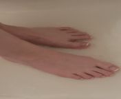 Got a busy night of making content. Here&#39;s some shower feet while you wait. from lick feet mistress