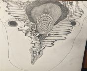 Salvia + LSD inspired drawing from lsd film h