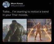 I&#39;m beginning to notice a trend in Taika Waititi&#39;s Thor movies from taika