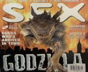 Why is Tristar Godzilla on a VFX magazine with sex on the title. Are they stupid? from godzilla sfm