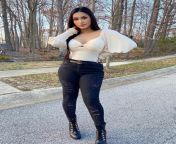 NRB American Bengali Beauty in Black Jeans from kufirana black american wenye mboo
