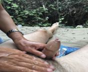 The sheer bliss of that nude beach massagefrom japanese beach massage