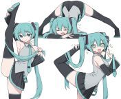 Miku Is Flexible (Tanosii Chan) [Vocaloid] from 236 chan hebe