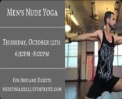 Men&#39;s Nude Vinyasa Yoga Class (Thursday, Oct. 12th) from 18 sexy yoga class korean sex village gi