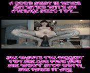 A woman wants a big diamond and a big house. A sissy wants a big cock to play with; but first she must practice! from big boods a
