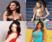 Victorious girls...Ass, Pussy, Mouth, Tits. Victoria Justice, Ariana Grande, Elizabeth Gillies, Daniella Monet. from xxy imagendian girls hire pussy shave