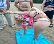 I go to a public beach naked because i love it when a lot of guys masturbate to me? from women beach naked prank