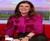 TV Slut Susanna Reid has squeezed her Big Tits in a tight satin blouse. But after all colleagues had fucked her mouth she must leave the TV Station with a from drool and sperm soaking wet stylish blouse from tv bloopers
