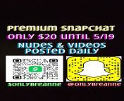 Special on my premium Snapchat ??? 24/7 access to ME! Nudes posted daily in real time ? Videos daily ? the next 10 subscribers get a free video of me riding my dildo ? from super beauty auntys with boss sex in real mms videos