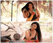 Cute girl ?? Moni Saree photoshoot (Link in comment) from bengali model saree photoshoot nude