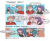Gamer Girl By NashRomi from boy transformation girl by magic cartoon