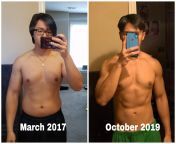 M/24/510 [215lbs&amp;gt;185lbs = 30lbs] (2 years) I was actually embarrassed to post this, but Im proud of myself! Two years ago I power-lift to bodybuilding. I followed Arnolds philosophy and here I am. Tracking macros and lifting 5-6x a week! Stay st from power lift vagina