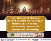 #TheRightSpiritualPath Sant Rampal ji Maharaj does not Quit the worship of Shri Brahma ji, Shri Vishnu ji, Shri from babra shri