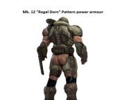 New preview of the Mk 12 &#34;Rogal Dorn&#34; power armour. from 12 yersh