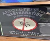 Clock out before you rock out. Please hang in Sal office from sal scool video xxxb