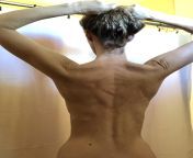 [f]43. I like the way my back muscles look in this photo. from xossip back aunty badi gand saree photo