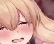 LF Color Source: 1girl, 1boy, Golden Hair, Blushing, Open Mouth, Partially Closed eyes, Doggystyle, sex, dark skinned guy, Animated, Has sound from 1boy