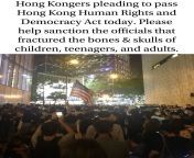 Please help pass Hong Kong Human Rights and Democracy act today! Make some signs and March :) from madaji act