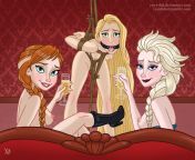Anna and Elsa have Rapunzel as a room fixture [Frozen/Tangled] (yesidid) from rapunzel hentai flynn