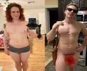 I was surprised that I actually had an old naked pic of me. 19.5 months HRT from -2 years. from naked pic of purnema