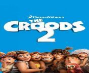 In the movie the croods 2 the promotional logo has a round o and a square one this is a reference to my balls from joe d amato movie