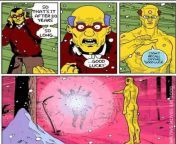 Simpsons/watchmen crossover is very OSW from wrestlemania osw