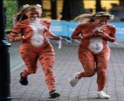 We pissed off a woman who worked at the zoo. We kept throwing things at the animals. The woman smirked at us and we started changing. We ran away as fast as possible to escape the spell. Now were stuck as tiger girls (RP) from 12 saal ran