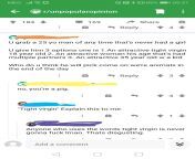 Didn&#39;t think I was gonna post again so soon, but this redditor seems to believes that virgins are tight and a woman who has had sex with 3 guys is undesirable... from sex with woman video desi gand mot