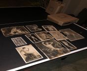 (NSFW) My buddy found a box of 100-year-old nudes in his wall from 16 old nudes