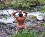 Natural shower in the river from bagus kristian night shower in the river mandi sungai cool malam