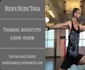 Men&#39;s Nude Vinyasa Yoga Class (Thursday, August 17th) from nude amier yoga