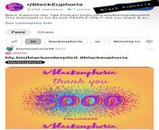 5K! SHARE SHARE SHARE the subreddit! Thank Yall So Much! SHARE! #blackeuphoria from share ingnemp4