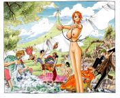 Nami and Robin Nude Edit From One Piece 317 (DoubleImpact) from nami one price nude