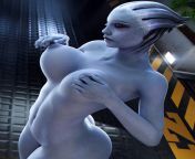Liara nipple pinch (Mass Effect) from nipple istimulation mass colleges