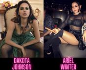 Dakota Johnson VS Ariel Winter from 10 dakota johnson leaked 295x295 jpg