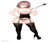 Dominatrix with a whip from dominatrix hentai