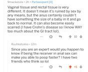 On AITA, discussion re young mom &amp; new baby and angry with comments from a friend. This thread had a PSA re postpartum vaginal tissue. from re young stickam cap thr