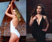 Ana De Armas vs Emilia Clarke. Pick one to be your sex slave. She pleases you whenever and however you want. Pick one who you think gives better blowjobs. from alan vs xxxvideo tante girang nungging ngentotindian marathi aunty sex