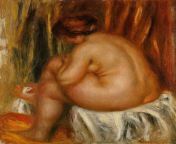 [ART] After bathing - Nude Study by Pierre Auguste Renoir 1910 from gals xxx nadu auntys bathing nude