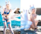 My Kaga erocosplay and nude! Be careful with this nine-tailed fox, you might end up wet and sink ? [Azur Lane] (by Kerocchi) from disharmonica erocosplay