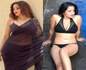 Monalisa - saree vs bikini - Indian TV and Bhojpuri actress. from bhojpuri actress anjana singh nude xxx photos bhojpuri fake indi