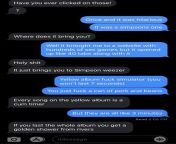 A conversation with a friend about those ads for porn games on porn sites that devolved into weezer jokes quickly. from fun porn games
