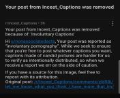 And people wonder why I stopped sharing my incest caption on this sub from drunk incest caption